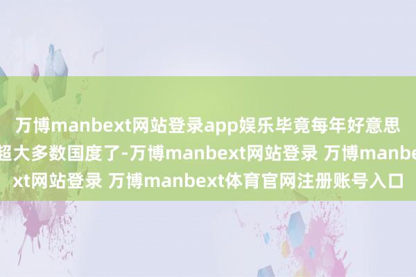 万博manbext网站登录app娱乐毕竟每年好意思国在军费上的插足齐远超大多数国度了-万博manbext网站登录 万博manbext体育官网注册账号入口