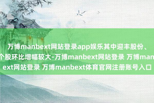 万博manbext网站登录app娱乐其中迎丰股份、武商集团、新疆交建等个股环比增幅较大-万博manbext网站登录 万博manbext体育官网注册账号入口